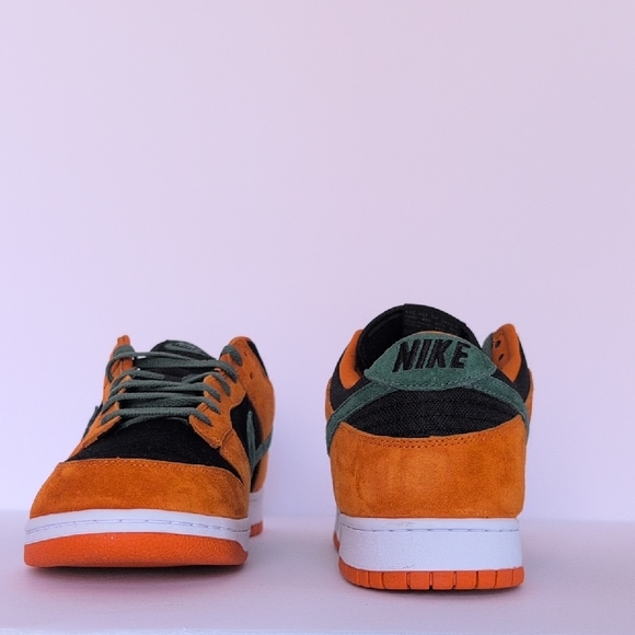 Nike Dunk Low Orange Sneakers - Picture 7 of 16